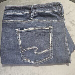 Womens Silver Jeans Elyse Size 22/30